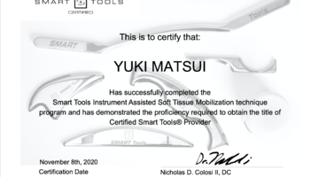 IASTM筋膜リリース　Diploma　